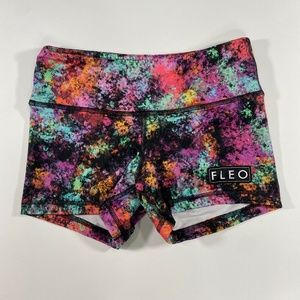Multi Color Fleo High Rise Original Shorts
